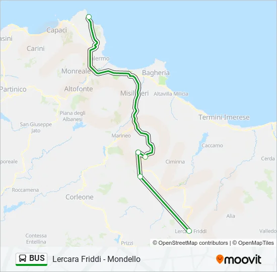 BUS Line Map