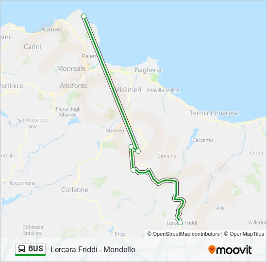 BUS Line Map