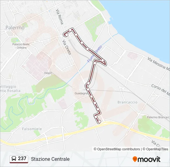 237 Bus Line Map