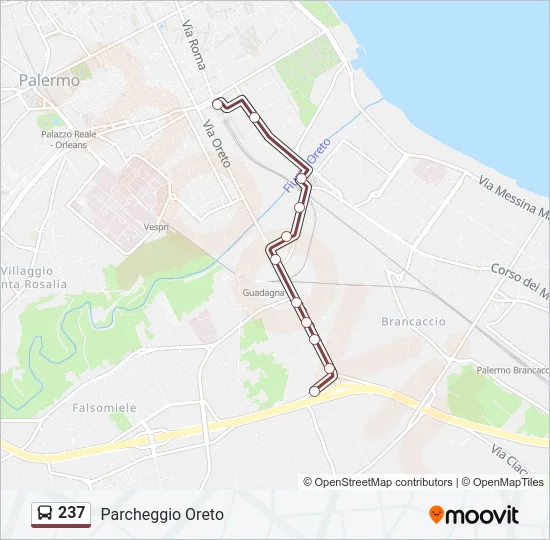 237 Bus Line Map