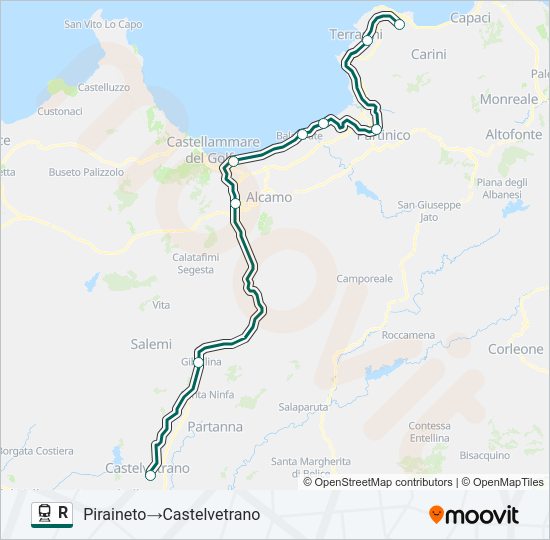R Train Line Map