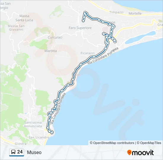 24 Bus Line Map