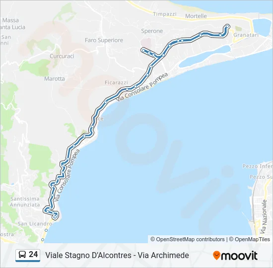 24 Bus Line Map