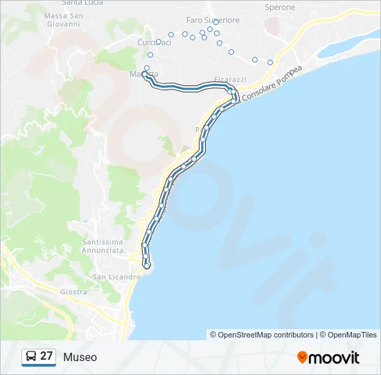 27 Bus Line Map