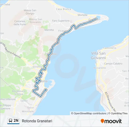 2N Bus Line Map