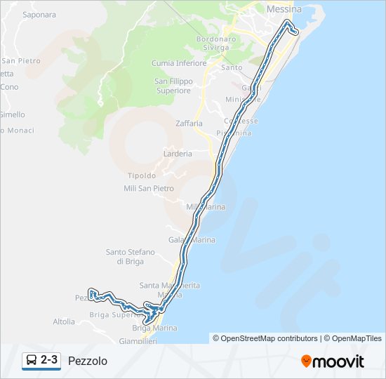 2-3 bus Line Map