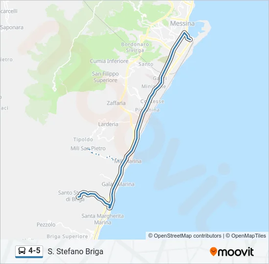 4-5 Bus Line Map