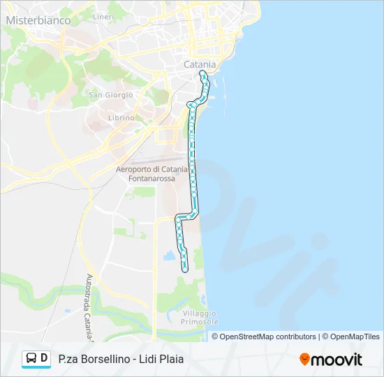 D Bus Line Map