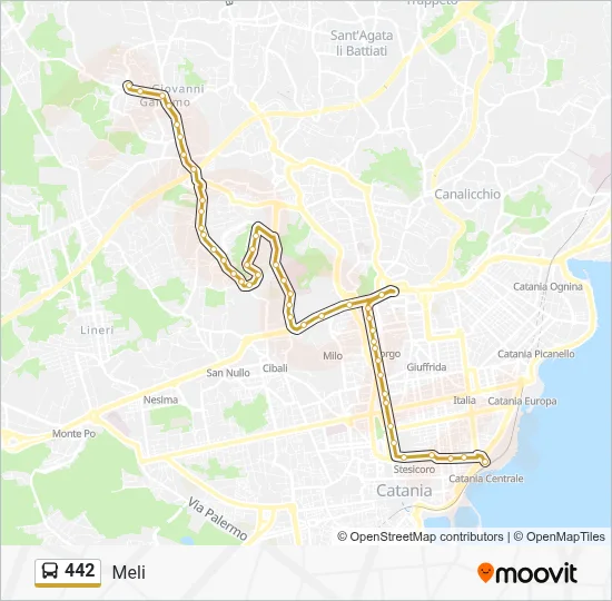 442 Route: Schedules, Stops & Maps - Meli (Updated)
