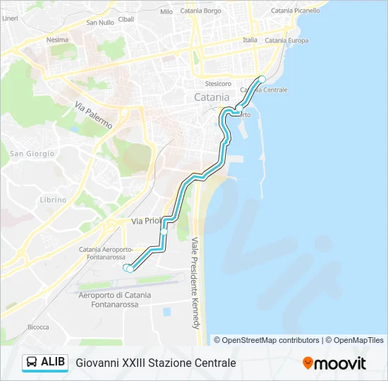 ALIB Bus Line Map