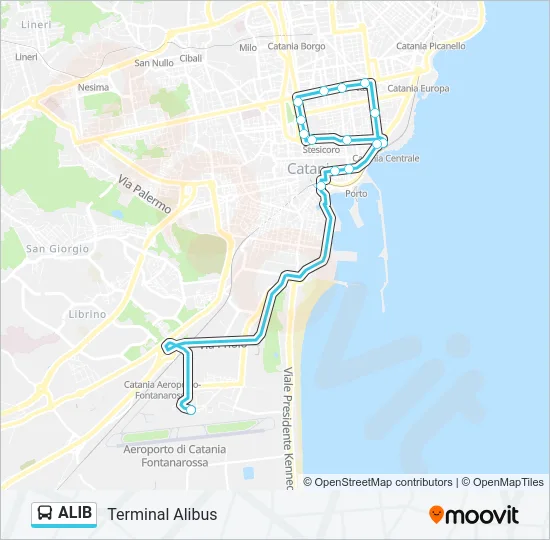 ALIB Bus Line Map