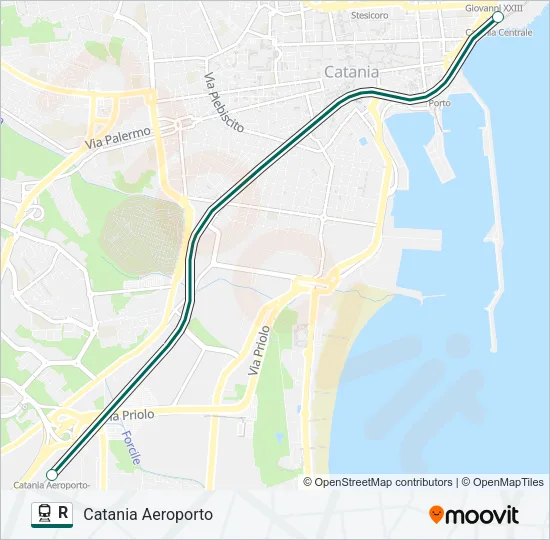 R Train Line Map
