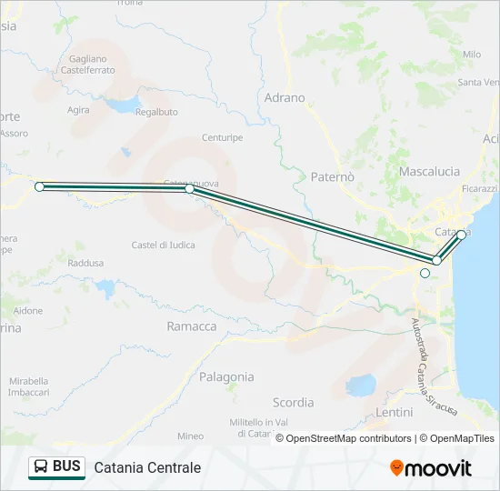 BUS Line Map