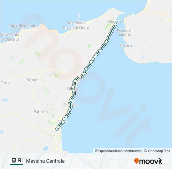 R Train Line Map