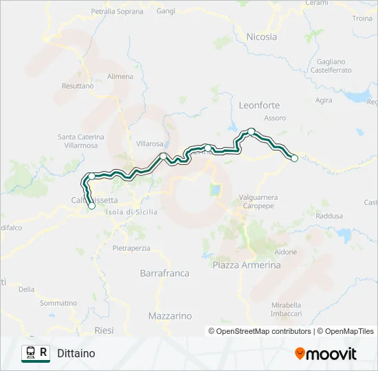 R Train Line Map