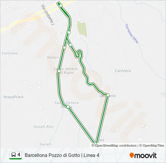 4 Bus Line Map