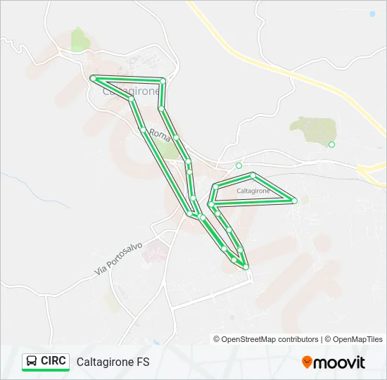 CIRC Bus Line Map
