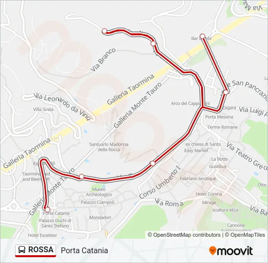 ROSSA Bus Line Map