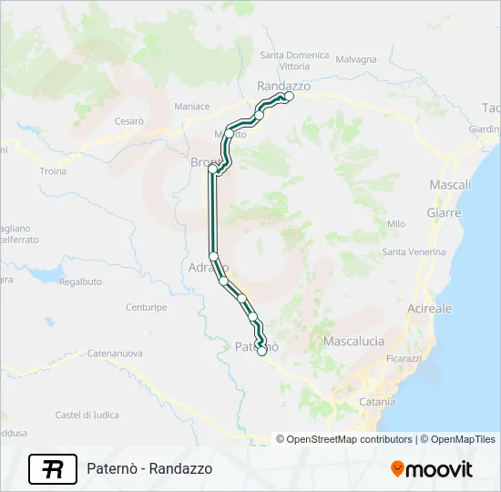 R Train Line Map