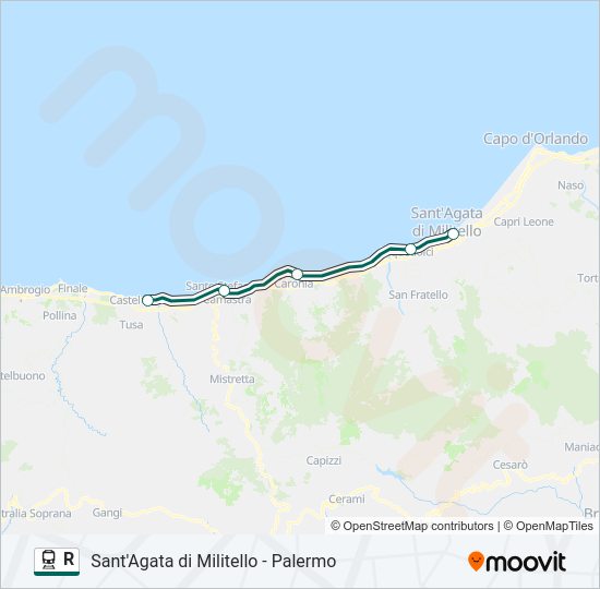 R Train Line Map