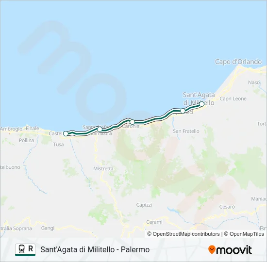 R Train Line Map
