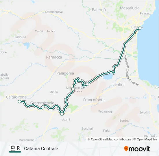 R Train Line Map