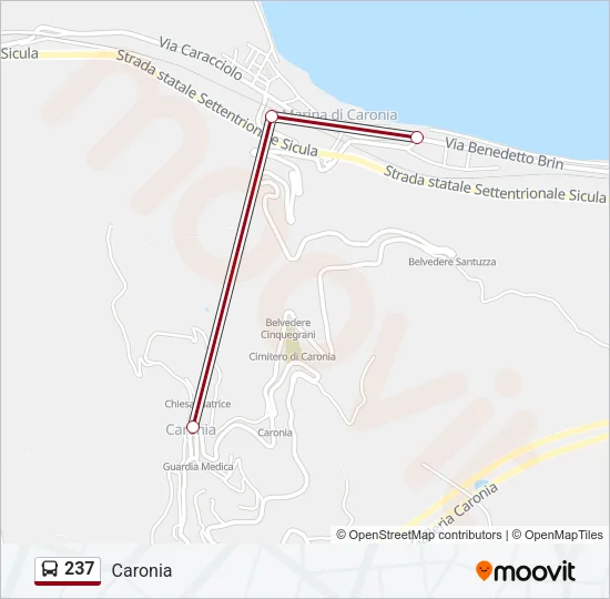 237 Bus Line Map