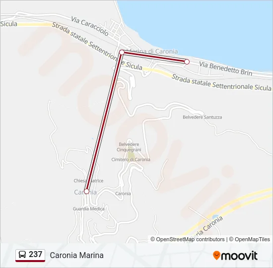 237 Bus Line Map
