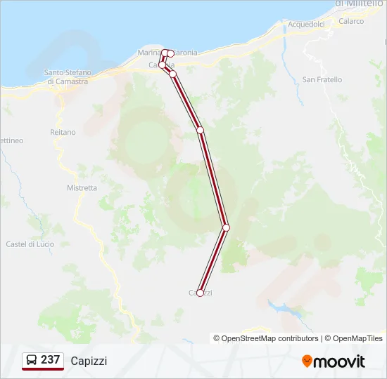 237 Bus Line Map