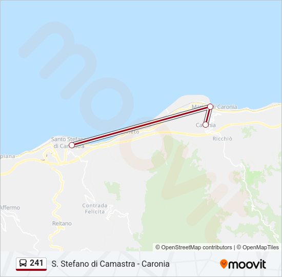 241 Bus Line Map