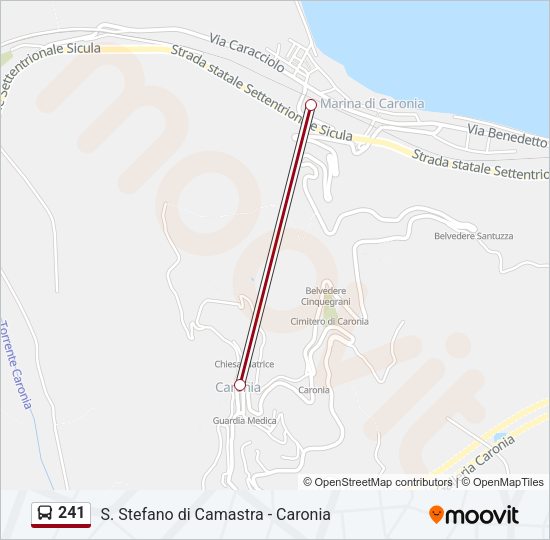 241 Bus Line Map