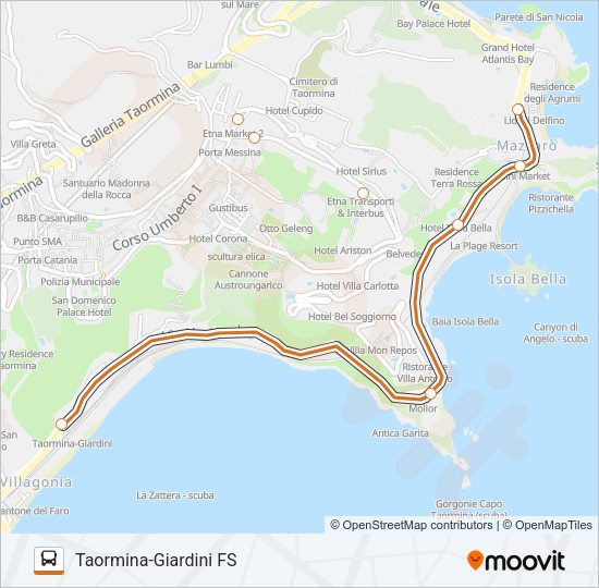 TAO-LINK Bus Line Map