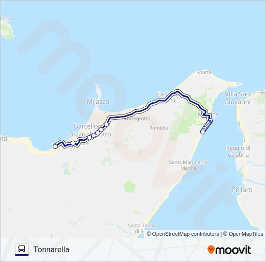 Percorso linea bus MAGISTRO