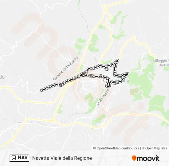 NAV Bus Line Map