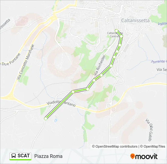 SCAT Bus Line Map