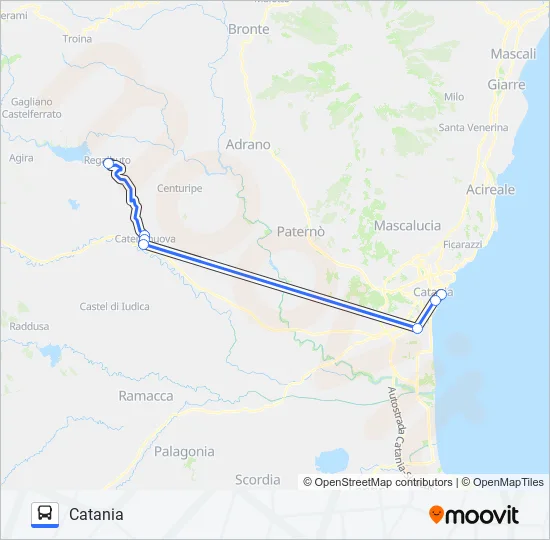 INTERBUS Bus Line Map