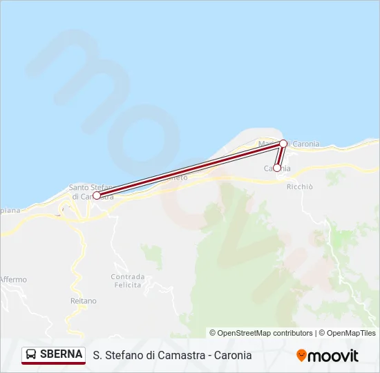 SBERNA Bus Line Map