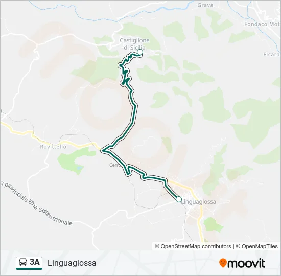 3A Bus Line Map