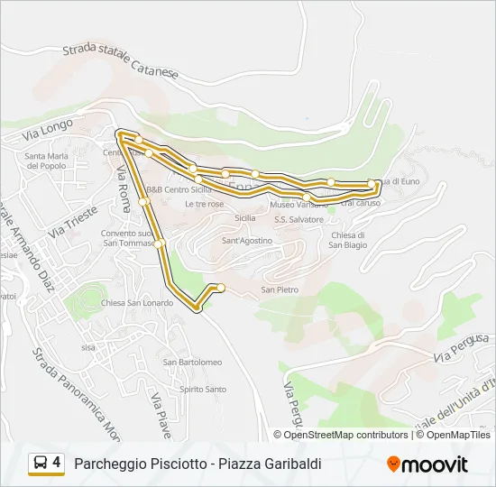 4 Bus Line Map