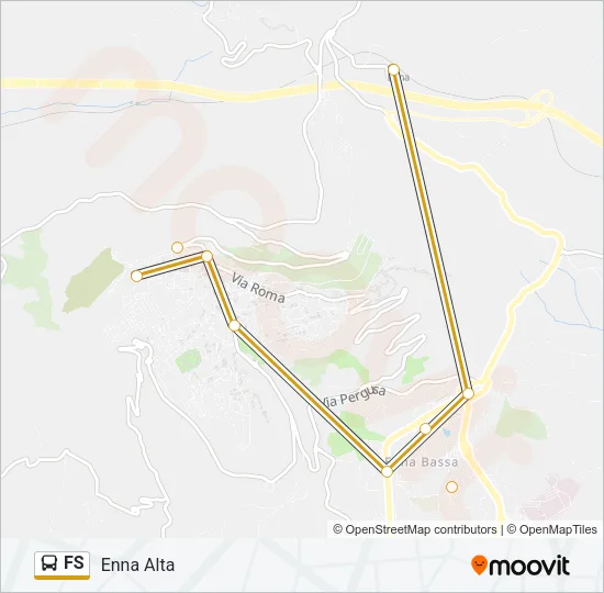 FS Bus Line Map