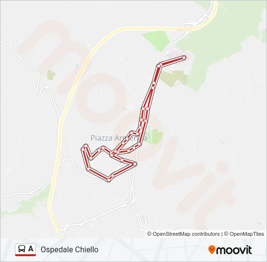 A Bus Line Map