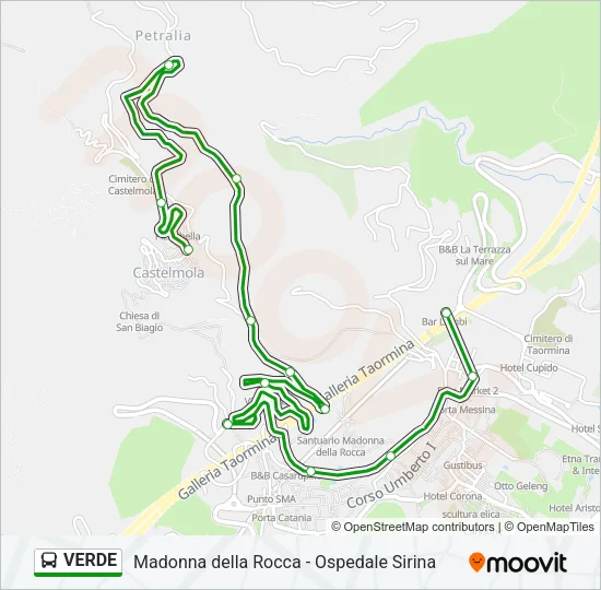 VERDE Bus Line Map