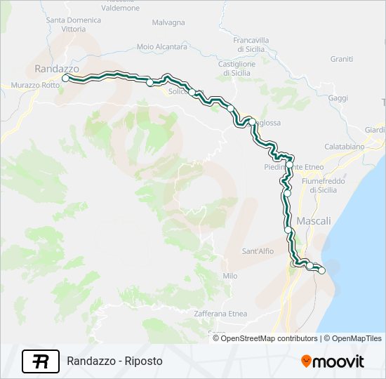 R Train Line Map