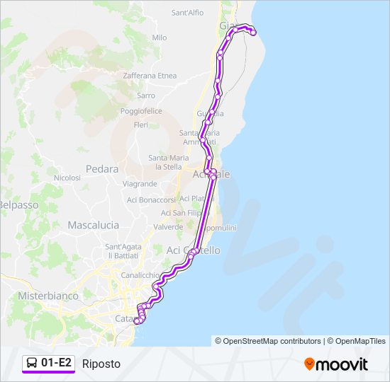 01-E2 Bus Line Map