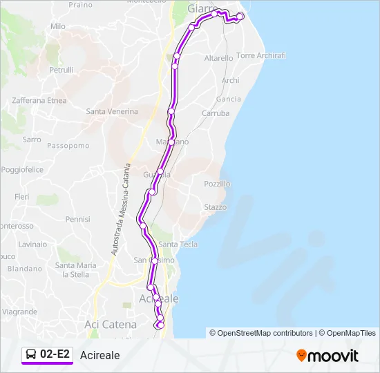 02-E2 Bus Line Map