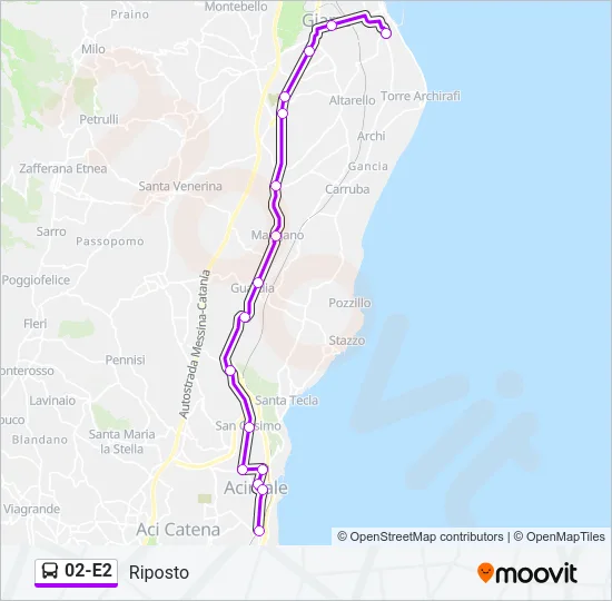 02-E2 Bus Line Map