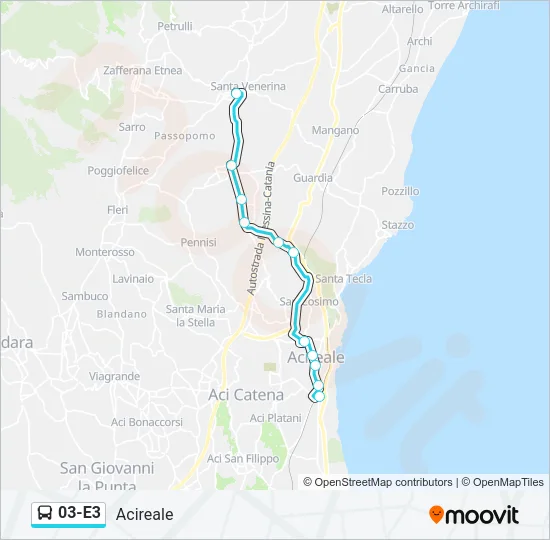 03-E3 Bus Line Map