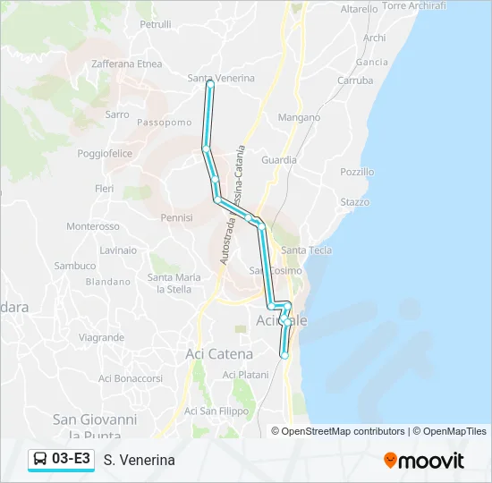 03-E3 Bus Line Map