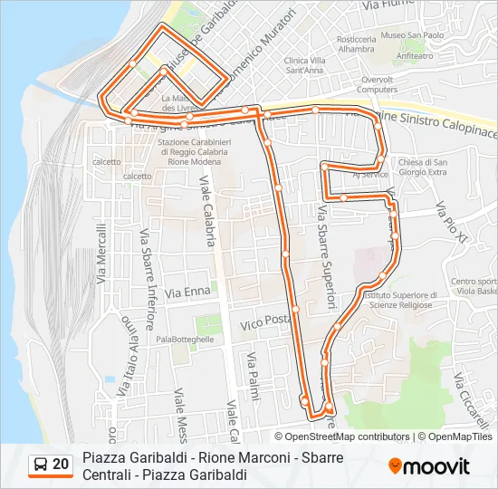 20  Line Map
