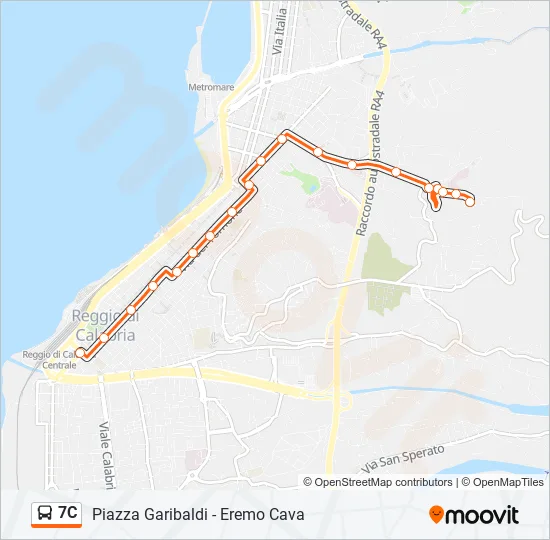 7C  Line Map